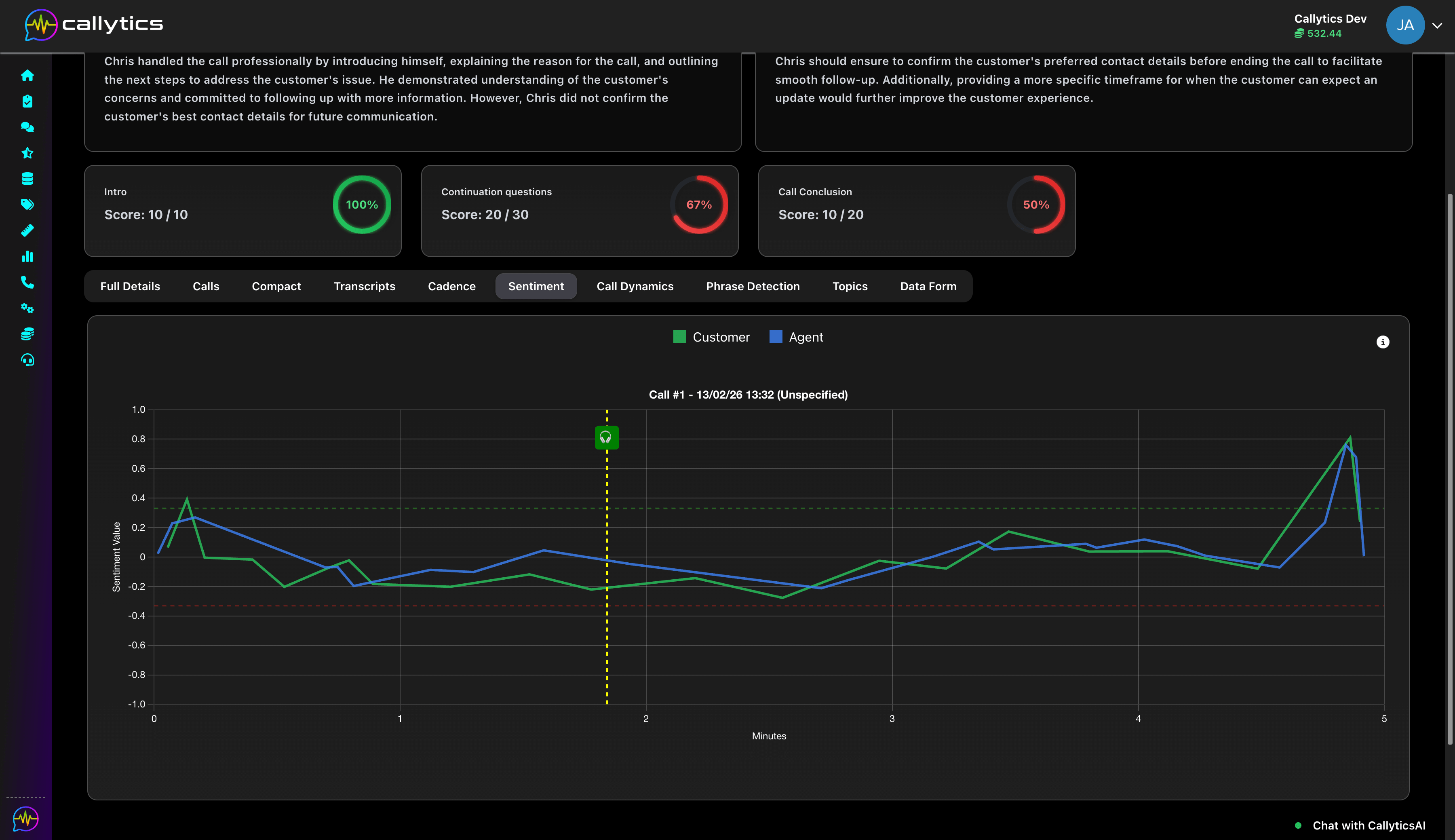 Sentiment Analysis screenshot