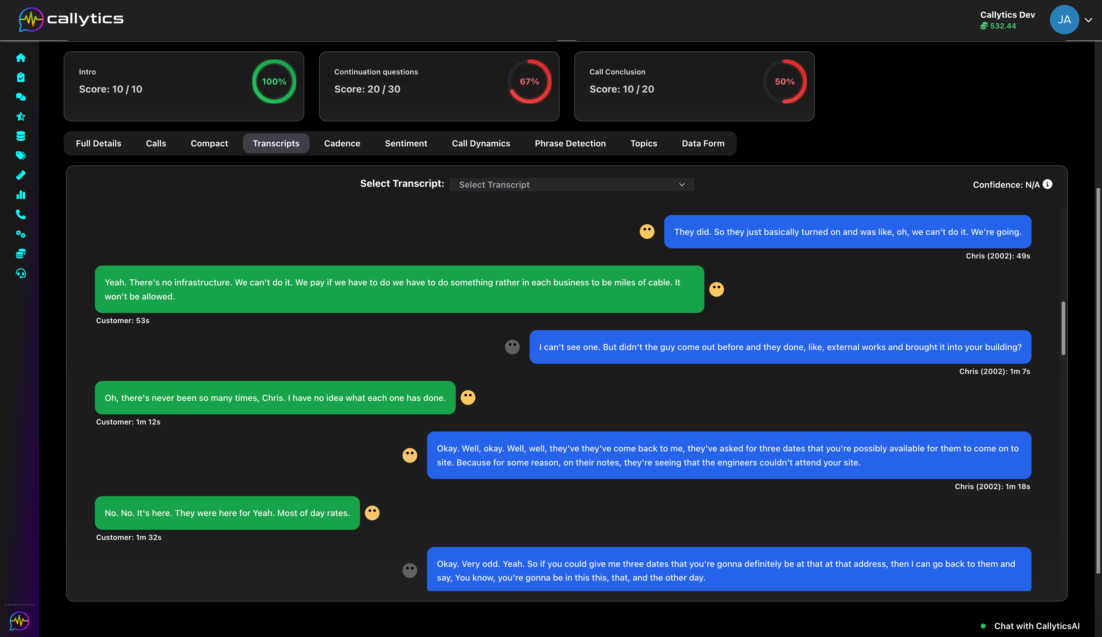 Speaker Diarisation screenshot